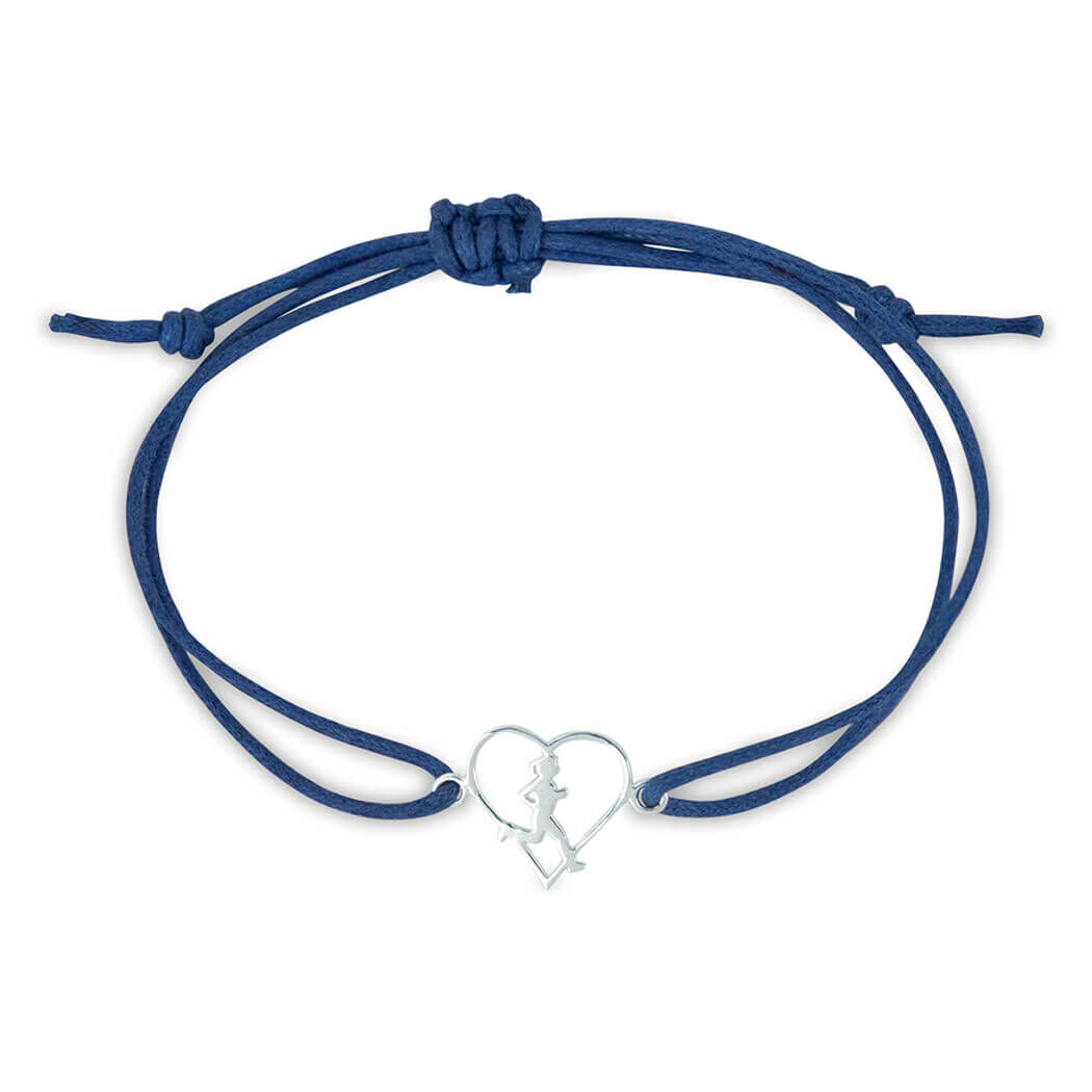 Sterling Silver Turtle Cord Bracelet | Jewellery | Lisa Angel
